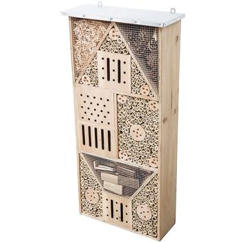 Premium XXL Insektenhotel für Wildbienen & Nützlinge: Massiv, robust & artgerecht – Fördert die Artenvielfalt im Garten