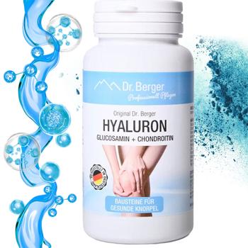 Hyaluron Kapseln mit Glucosamin & Chondroitin - Hochwertiger Komplex fuer Gelenke & Mobilität - 60 Kapseln Vorrat - Gelenknahrung Made in Germany