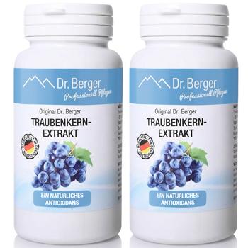 Preview: 2er-Set Premium Traubenkern-Extrakt je 90 Kapseln – Hochdosiertes OPC (Oligomere Procyanide) – Starkes Antioxidans aus Roten Trauben