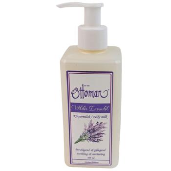 Preview: Lavendel Körpermilch 300ml - Reichhaltige Haut- & Körperpflege für geschmeidige Haut - Entspannender Duft für Wellness & erholsamen Schlaf - Zieht schnell ein