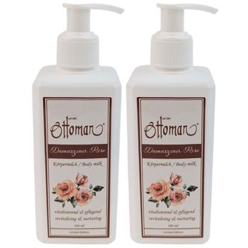 Preview: 2er-Set Rose Körpermilch – Reichhaltige Körperpflege mit harmonisierendem Rosenduft – 2x 300ml für Wellness & geschmeidige Haut