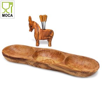 Preview: Set di rosicchiatori per asini, legno d’ulivo, 8 pezzi