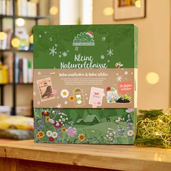 Preview: Calendrier de l’Avent - Petites expériences nature - Garni de billes de fleurs, porte-bonheur, bombes à graines et bien plus encore, 24 superbes expériences de jardinage