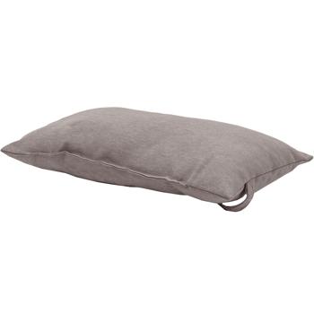 Preview: set di 4 cuscini universali per la testa di sedie da giardino e sdraio, circa 24 x 40 cm, color tortora, per il massimo comfort e relax, eleganti e resistenti