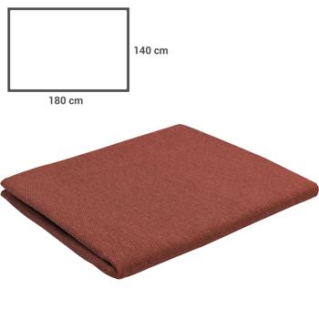 Preview: Moderne Tischdecke für den Innen- und Aussenbereich, terracotta, 180 x 140 cm: Wetterfest, pflegeleicht & stilvoll, für Garten, Terrasse & Esszimmer