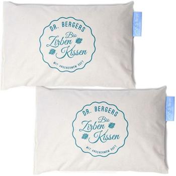 Preview: Set de 2 coussins bio au pin cembro Doux rêves 30x20 cm, coussin parfumé – coussin aux copeaux de pin cembro pour la détente, bienfaisant & apaisant – housse en coton bio