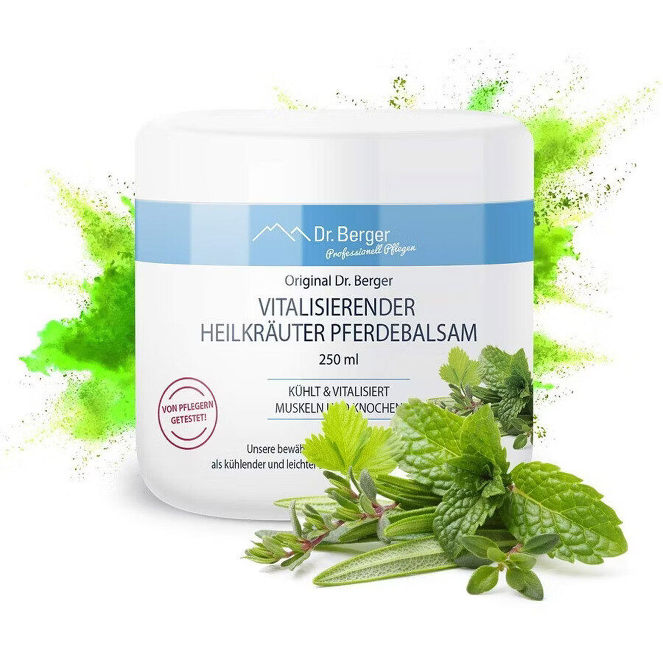 Original Dr. Berger, Vitalisierender Heilkräuter Pferdebalsam 250 ml