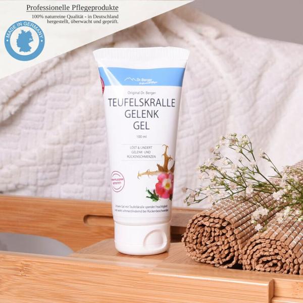 Teufelskralle Gel 100ml: Wohltuende Pflege für Gelenke & Rücken – Beruhigende Hautpflege nach Sport, Belastung oder Arbeit