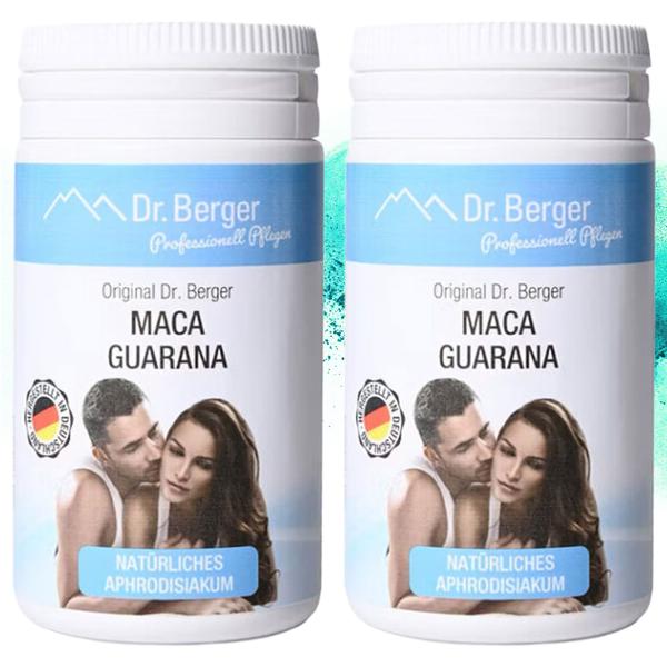 2er-Set Maca Guarana mit je 60 Kapseln – Premium Power Formel für Energie, Fokus & Ausdauer, gegen Müdigkeit & für Vitalität 