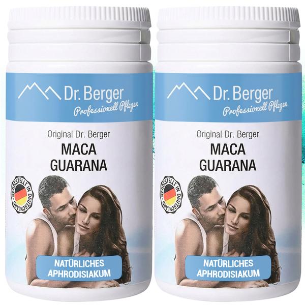 2er-Set Maca Guarana mit je 60 Kapseln – Premium Power Formel für Energie, Fokus & Ausdauer, gegen Müdigkeit & für Vitalität 