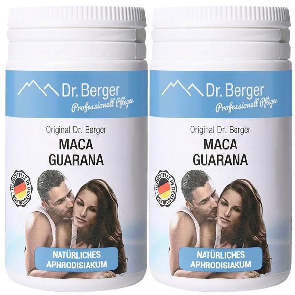 2er-Set Maca Guarana mit je 60 Kapseln – Premium Power Formel für Energie, Fokus & Ausdauer, gegen Müdigkeit & für Vitalität 