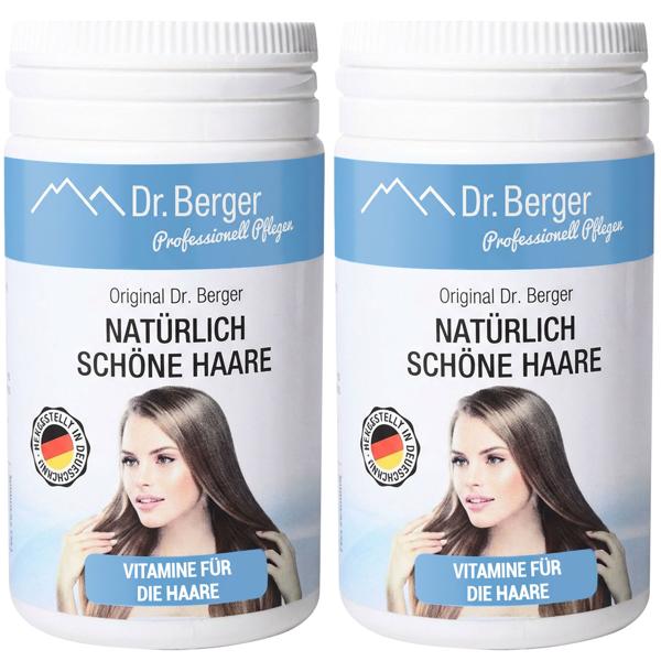 2er-Set Natürlich Schöne Haare Kapseln: Stärkendes Silicium & Zink für maximale Wachstumsunterstützung von Haaren und Nägeln