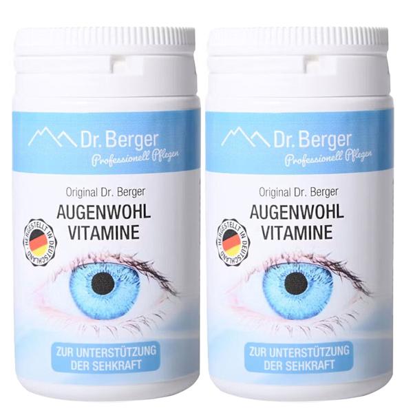 2er-Set Augenwohl Kapseln mit Lutein & Zeaxanthin – hochwertiges Nahrungsergänzungsmittel zur Nährstoffversorgung & Schutz der Augen