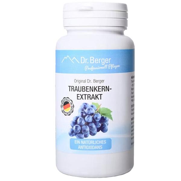 Premium Traubenkern-Extrakt 90 Kapseln – Hochdosiertes OPC (Oligomere Procyanide) – Starkes Antioxidans aus Roten Trauben