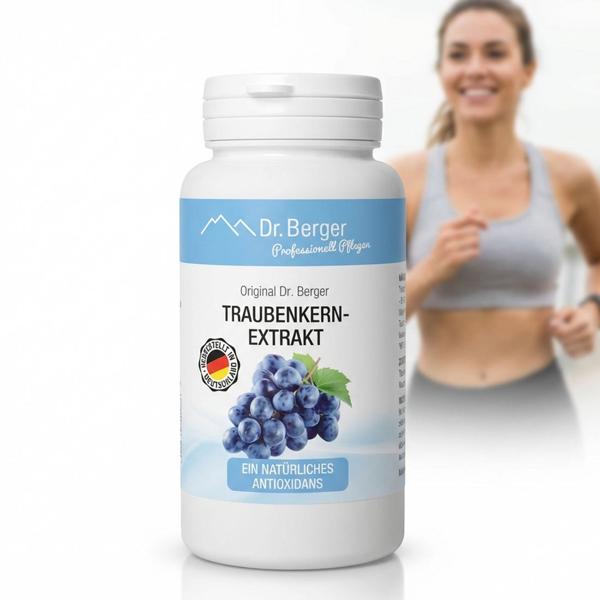 2er-Set Premium Traubenkern-Extrakt je 90 Kapseln – Hochdosiertes OPC (Oligomere Procyanide) – Starkes Antioxidans aus Roten Trauben