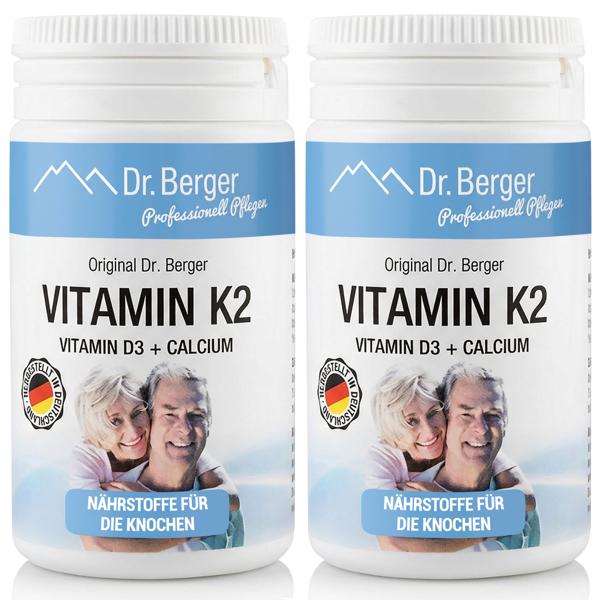 2er-Set Vitamin K2 Kapseln je 60 Stück - Hochwertige Nährstoff-Formel für Ihre tägliche Routine