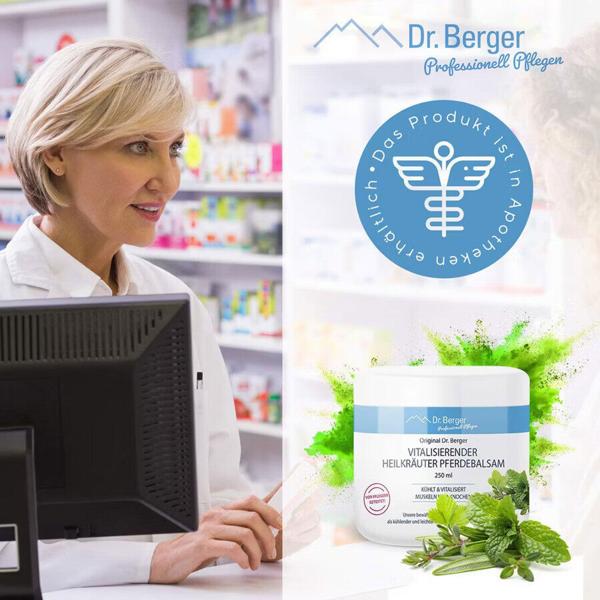 Heilkräuter Pferdebalsam 250ml - Pflege für beanspruchte Haut und Muskulatur – Dermatologisch getestete Cremebasis – Für Sport und Entspannung