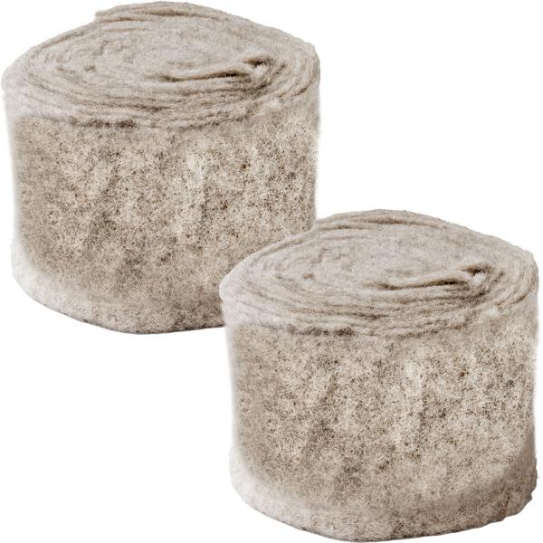 Lot de 2 protection efficace contre les limaces : barrière en laine de mouton 5 m pour potager et jardin – stop-limaces biologique et sans poison en laine