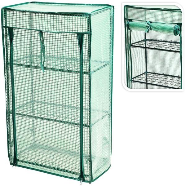 Mini Gewächshaus mit 10 Anzuchttöpfen und Samen Stiften - eine perfekte Anzuchthilfe für Pflanzenzucht & frische Kräuter