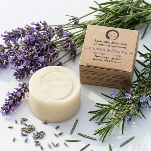 Shampoo solido biologico con olio di argan, lavanda e rosmarino, shampoo curativo senza olio di palma, vegan