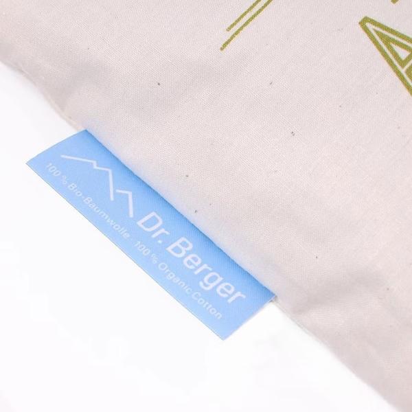 Bio-Schnupfenkissen Atemfrei 19x19cm – Entspannendes Kräuterkissen mit Salbei & Minze für besseres Wohlbefinden & Erholung - Kissenbezug Bio-Baumwolle