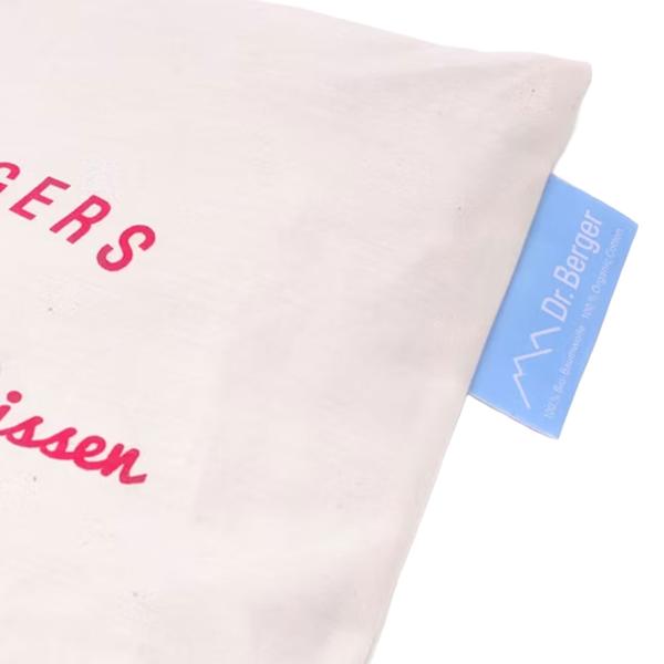 Bequemes Bio-Kirschkern, 25x25 cm - Natürliches Wärme- & Kältekissen für Bauch, Rücken, Nacken & Schulter - Kissenbezug Bio-Baumwolle