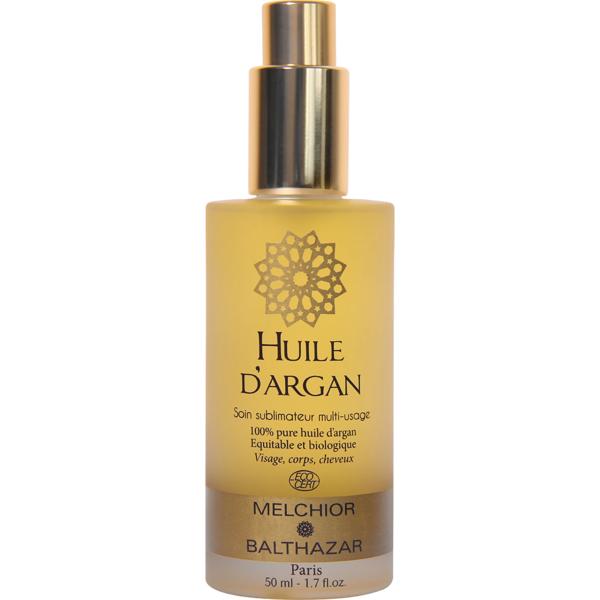 100% Bio Arganöl, 50ml - Reines Kaltgepresstes Haaröl & Gesichtsöl aus Marokko - Naturkosmetik für Haut, Haare & Nägel - Vegan