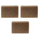 Set di 3 saponi di ambra di lusso con olio di Argan, ornamento orientale, 100g