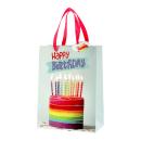 Sac cadeau en papier Tarte, Sac cadeau avec anse et pendentif, 17 x 23 x 9 cm